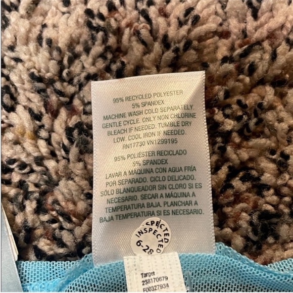 Wild Fable Cinched Sheer Blue Swim Suit Cover Up Various Sizes | NWT - Picture 7 of 8